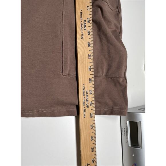 Brown Sleeveless Mini Dress with built in bodysuit with shorts - Picture 12 of 15